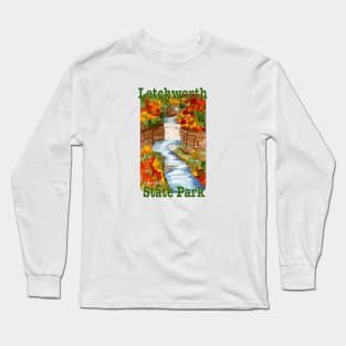 Letchworth State Park, New York Long Sleeve T-Shirt